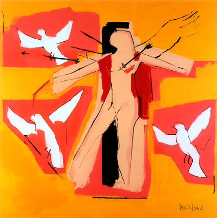 Courage Daughter (2001) acrylic on canvas 48x48