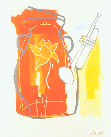 Open Vessel (Second Sight) (2002) acrylic on canvas 48x60