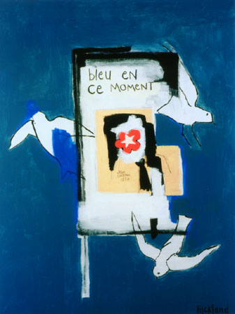BLEU EN CE MOMENTE (sold)-36x48-Acrlic on Canvas (SOLD)