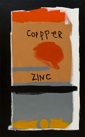 COPPER ZINC-30x48-Acrylic on Canvas